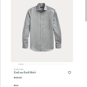 Ralph Lauren Purple Label Shirt - Size XL